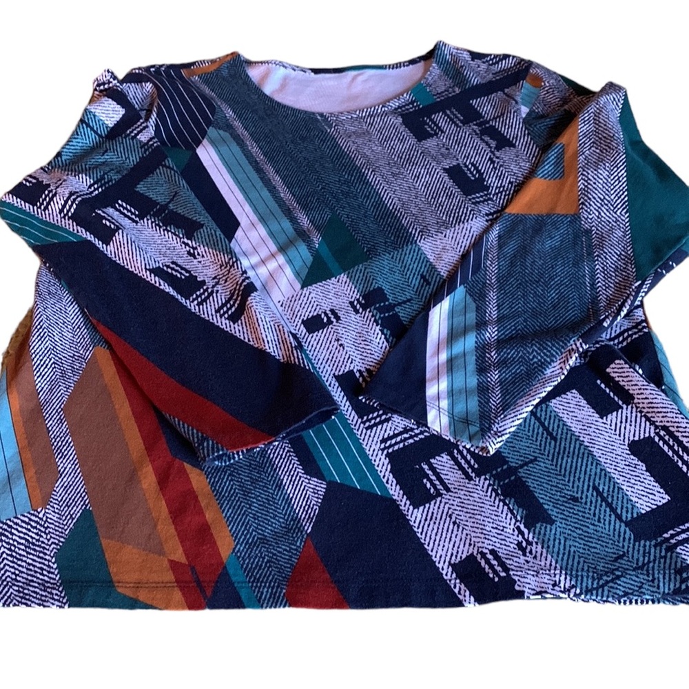 C&B Abstract Long Sleeve Shirt Size Large - Picture 12 of 13